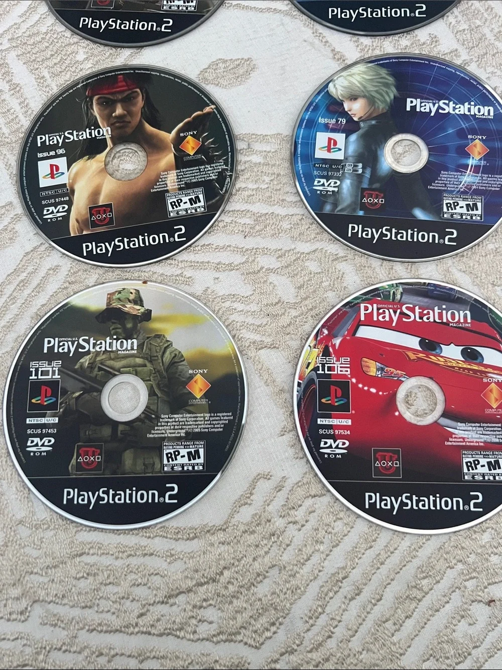 PlayStation 2 Demo Discs Lot of 9 Selling Untested AS-IS